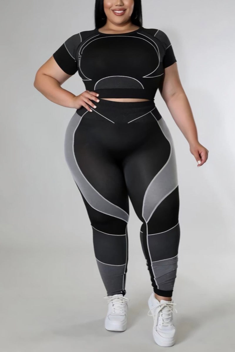 Plus Size Two Piece Chill Set