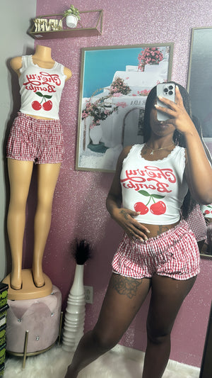 Cherry Bomb Short Set