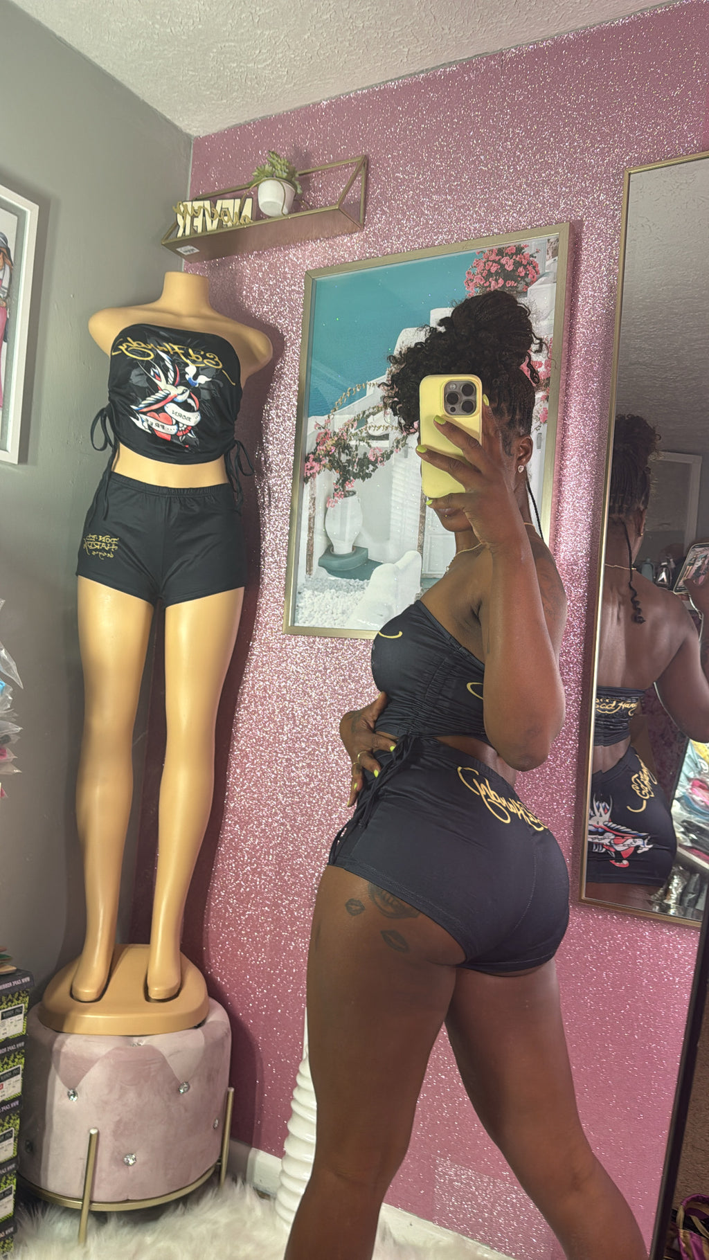 “Ed Hardy” Short Set